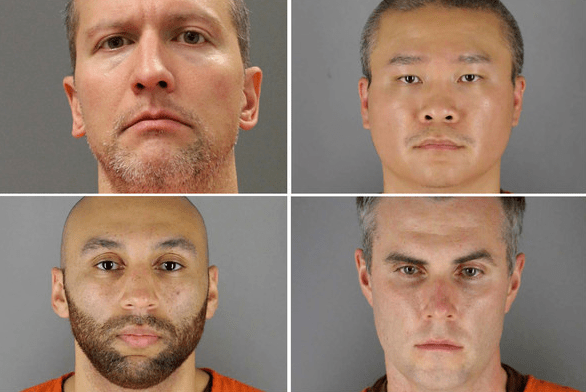 疫情之外几乎人人情绪沸腾,死者佛洛伊德当时遭到白人警察萧文(derek