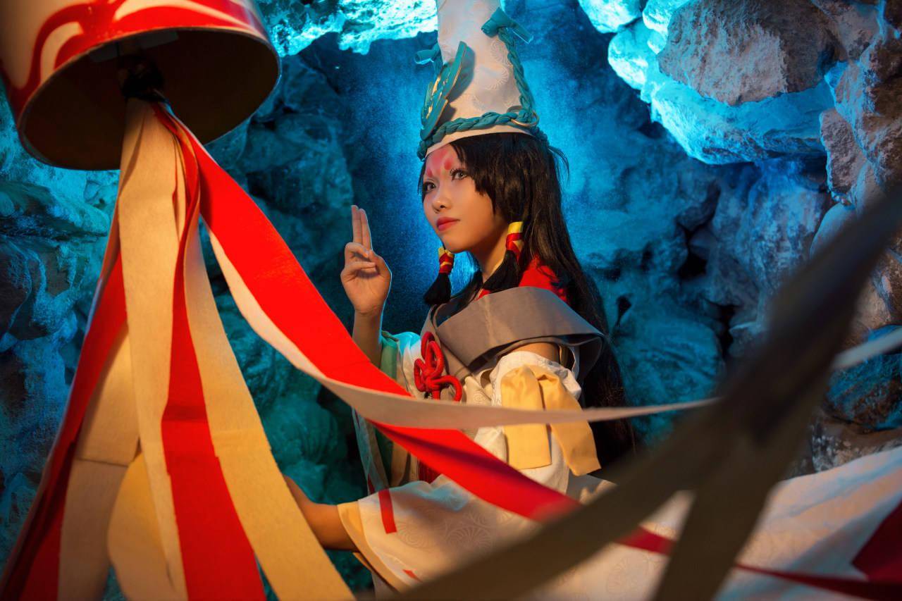 阴阳师黑童子白童子cosplay