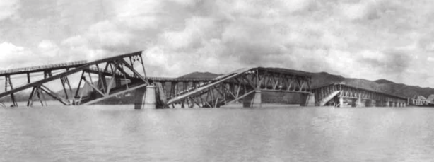 炸桥当天下午5点日军的先头部队已隐约可见随着一声巨响钱塘江大桥在
