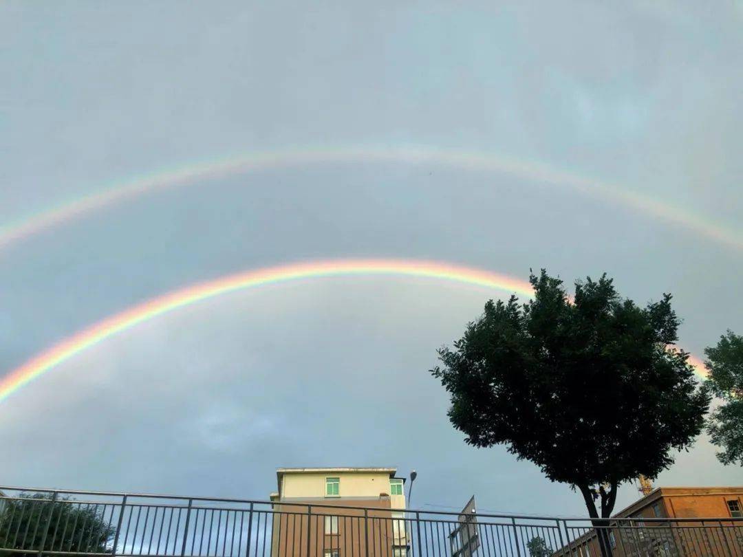 幸福刷屏!今天副中心又又又又现双彩虹,一起收下这份好运