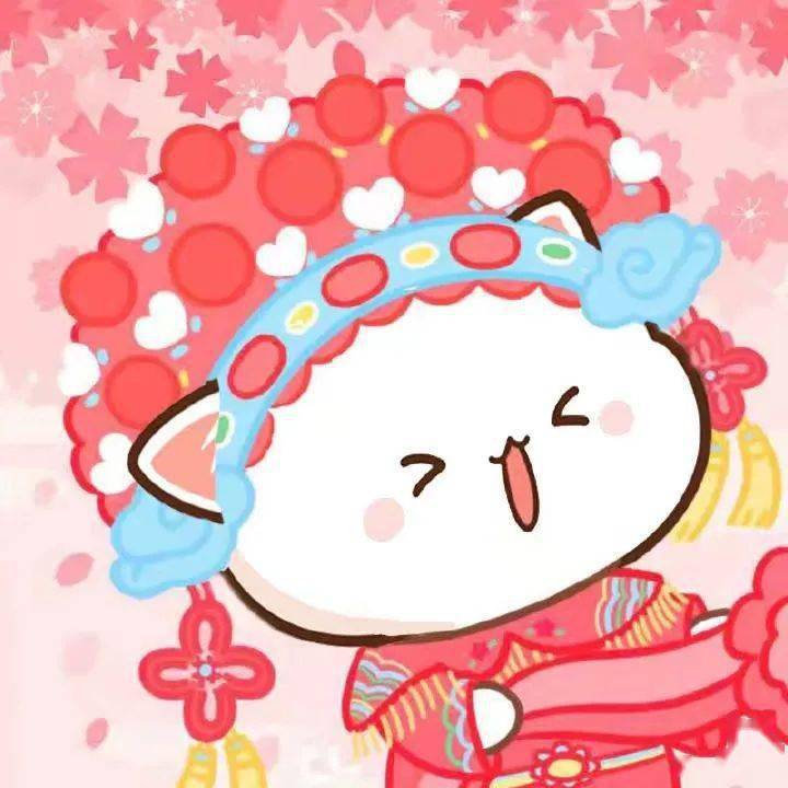 微信头像蜜桃猫情头