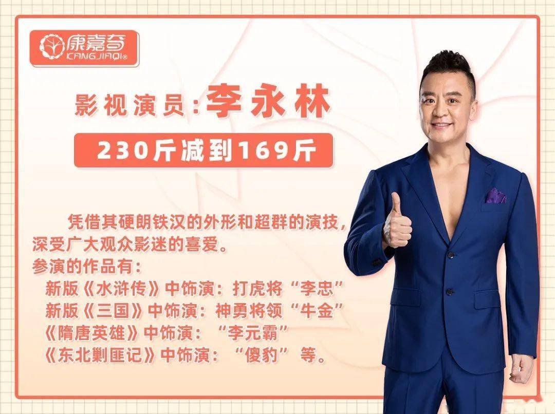 这样的习惯让李永林的体重达到了210斤以上,最胖的时候达到230斤,"