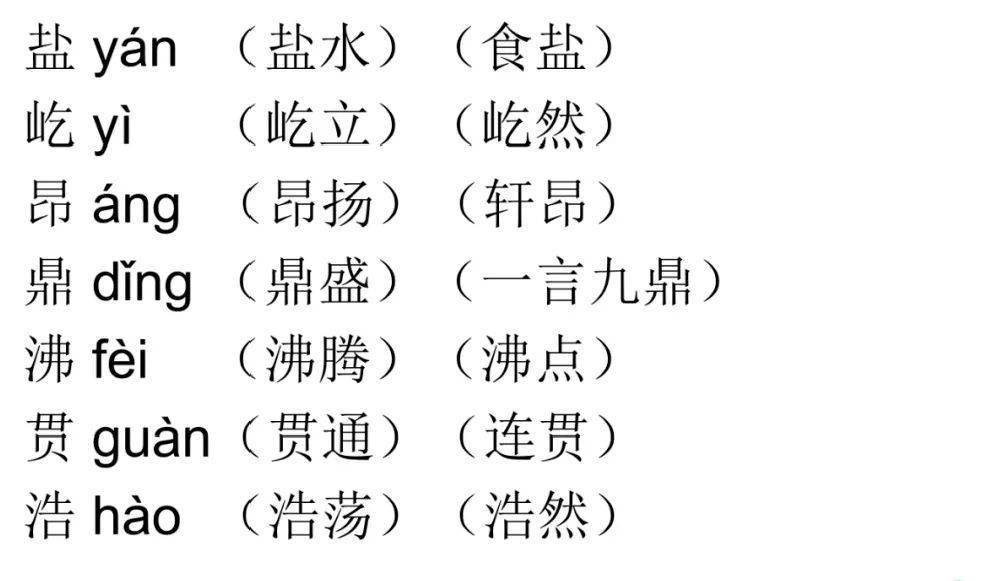 四年级同步学新学期学习规划语文上册1观潮知识汇总整理