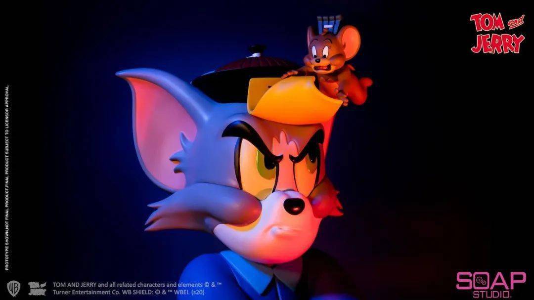 新品预定soapstudio肥皂游ca114猫和老鼠僵尸猫造型人偶60cm高