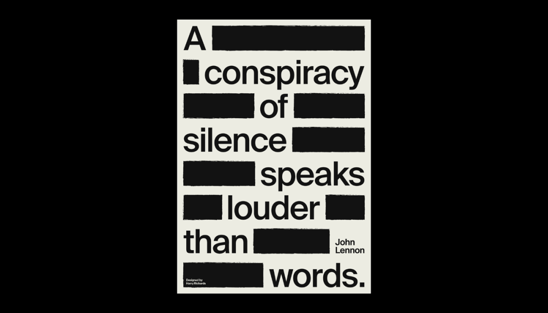 灵感100多张纯文字的海报版式设计