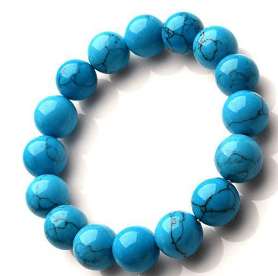 蓝松石也叫蓝绿松石,所展现出来的美,极能令人心醉!