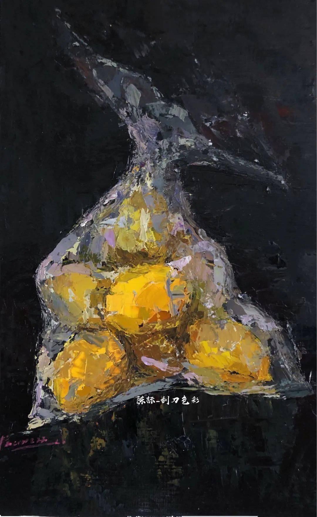 直击广东统考刮刀作品赏析
