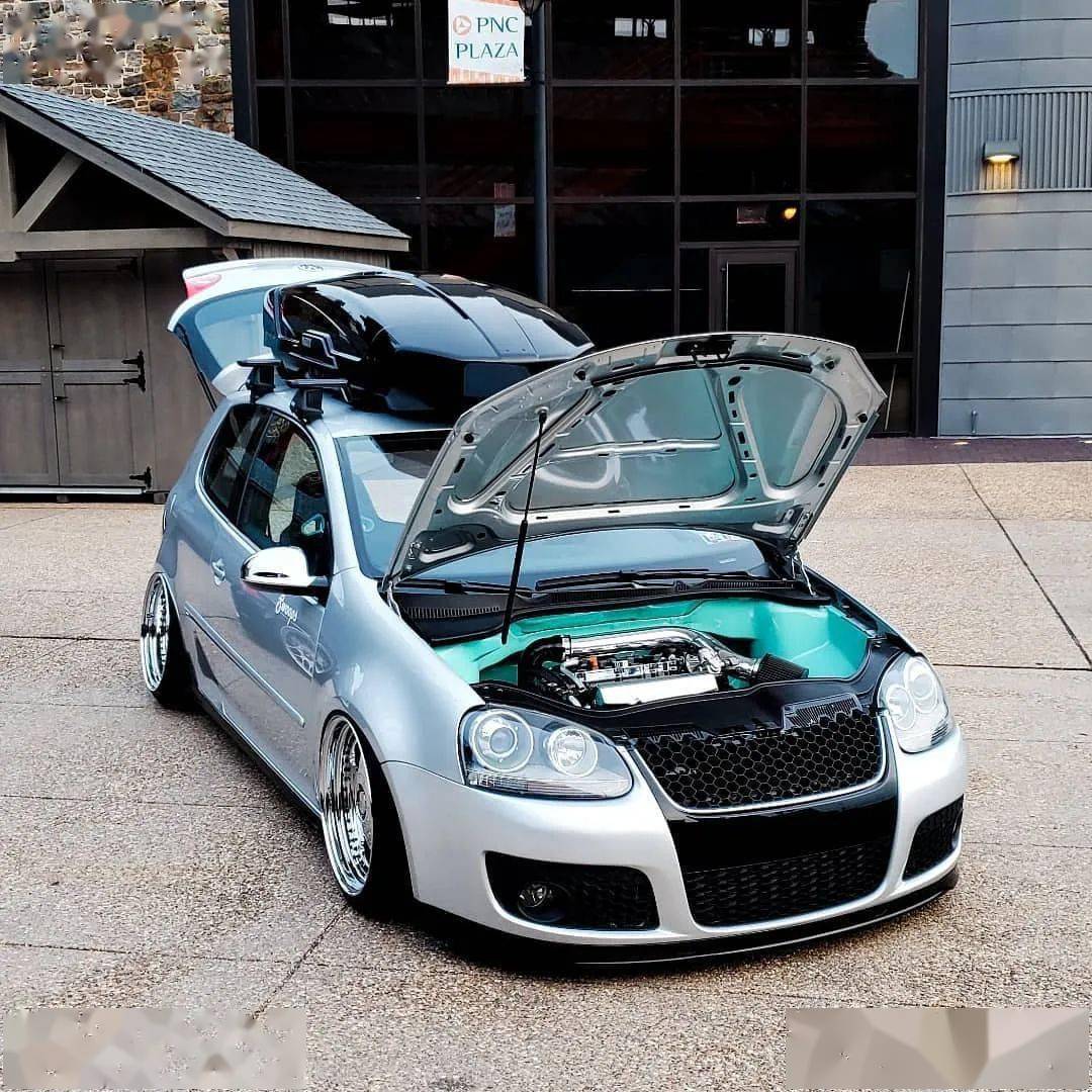 tiffany蓝装饰,优雅的大众高尔夫mk5