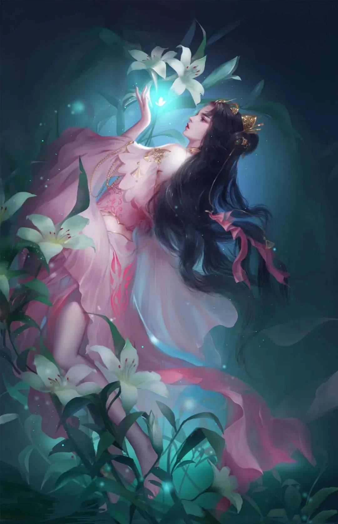 角色素材灵动与古韵的古风角色原画素材