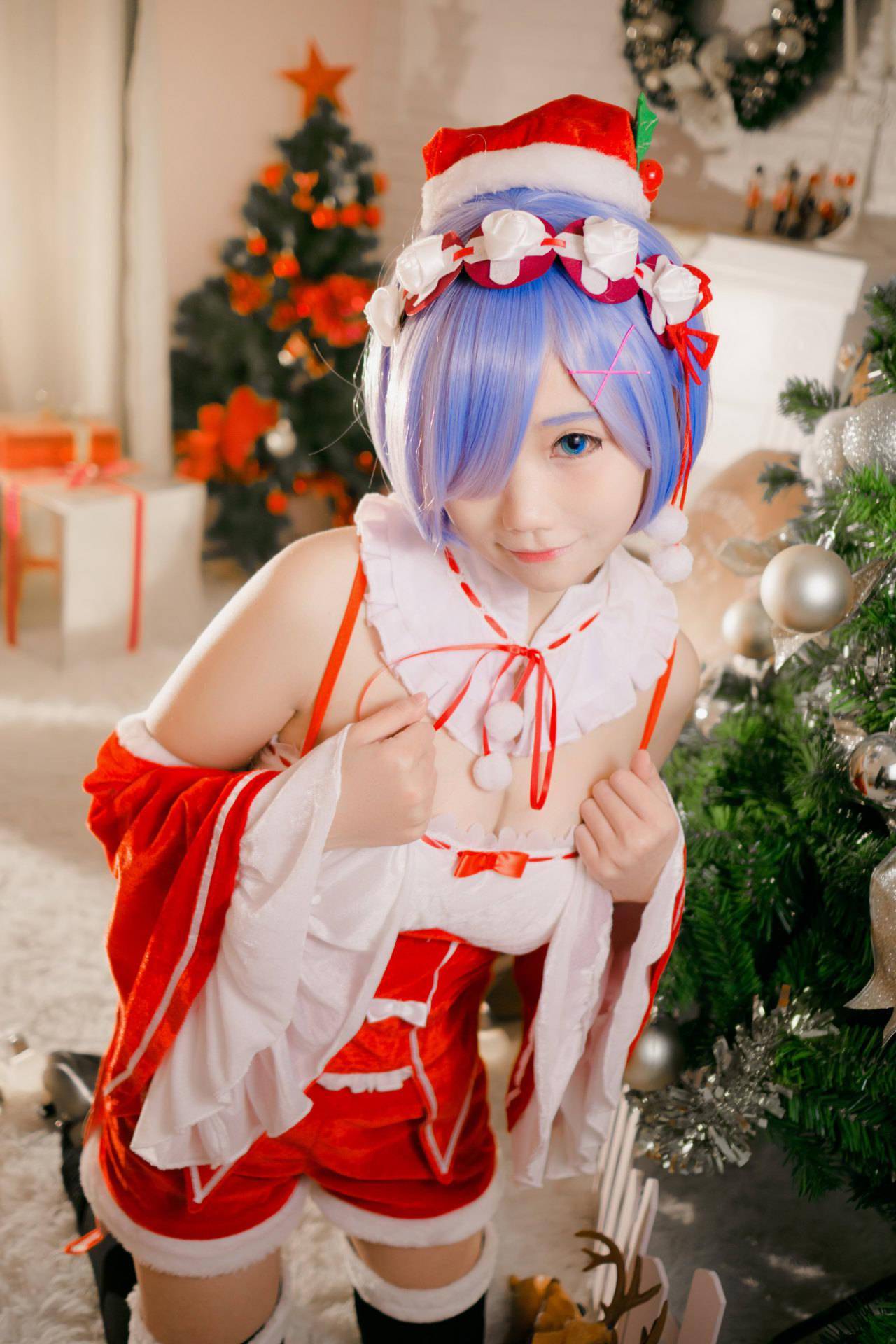 圣诞蕾姆cosplay