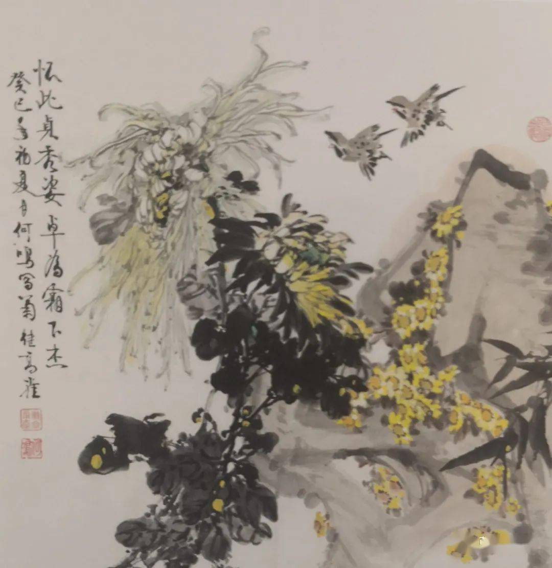 杨武人物48画如人生的花鸟画家何鸣