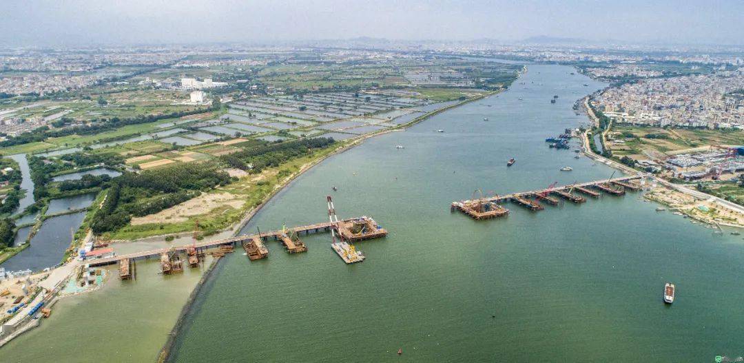 全长1325米这座东接澄海的大桥建设最新进展