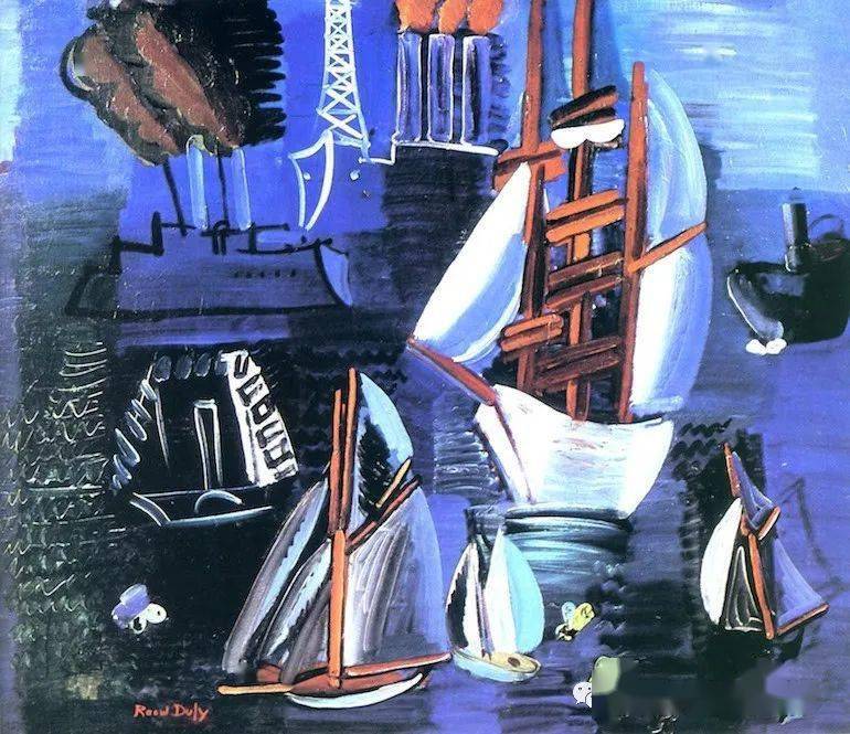 法国著名野兽派装饰风格画家拉乌尔 杜菲(raoul dufy)作品