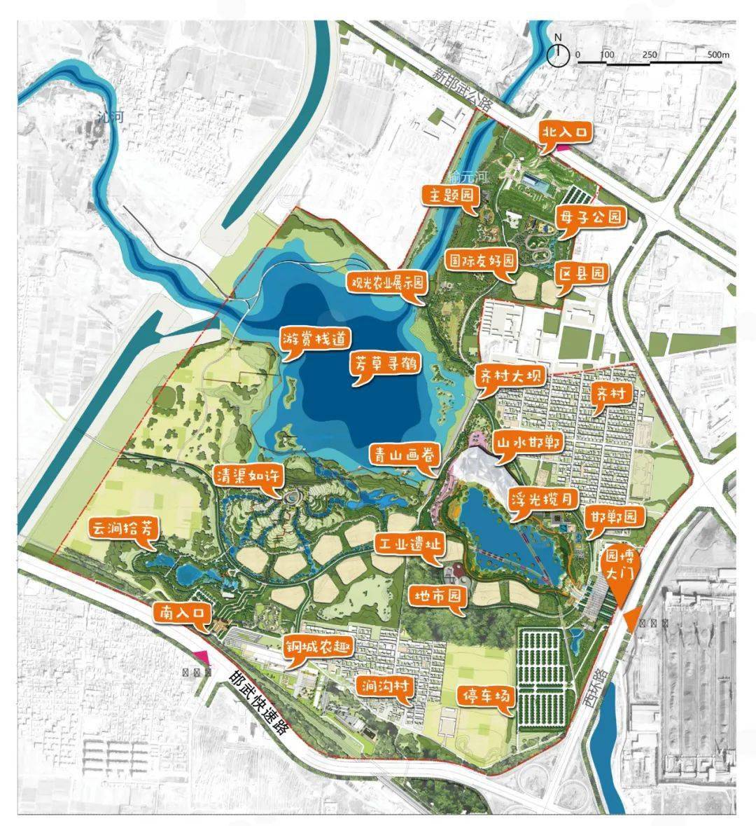 你心心念念的邯郸园博园"地图"来了_河北省