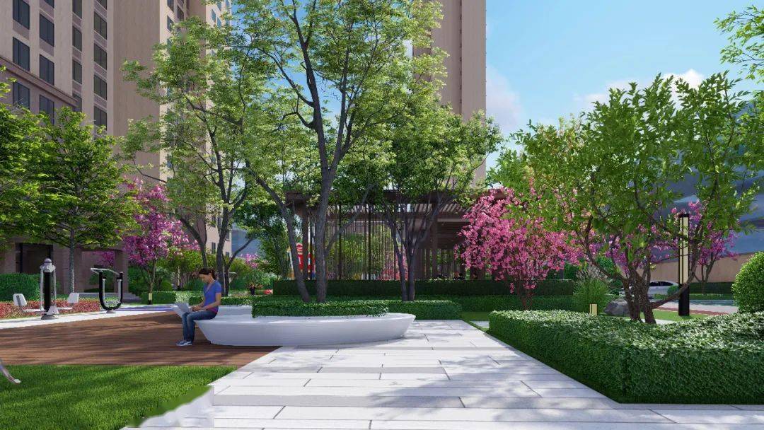 紫郡·城上城景观升级方案全面落地_休闲区