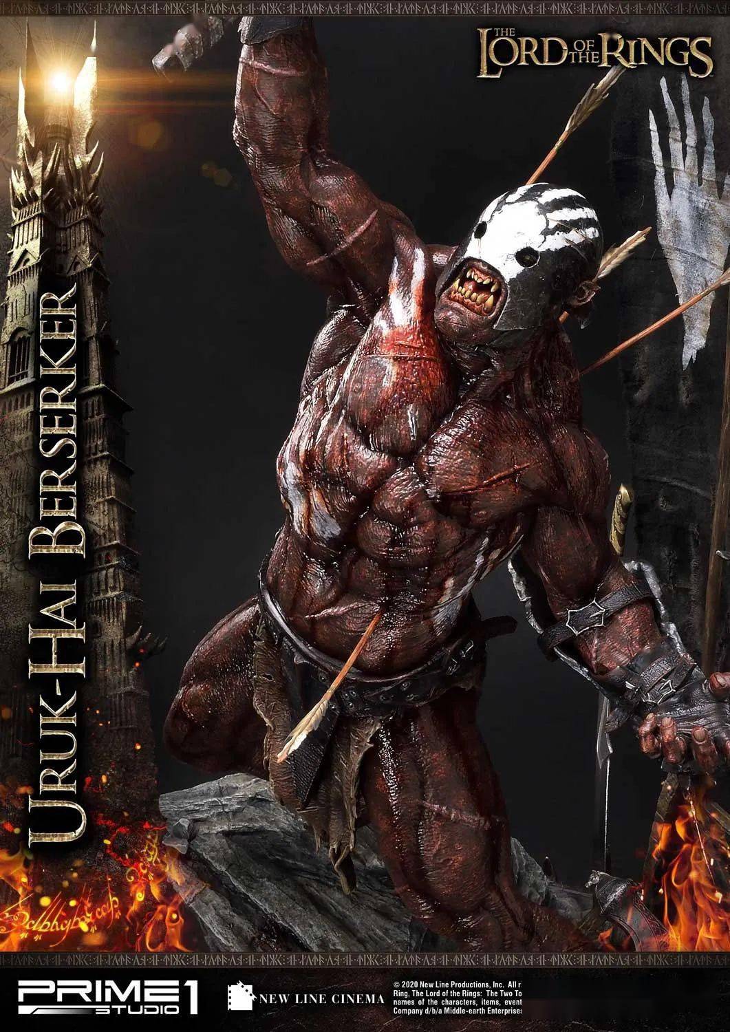 新品预定prime1studiop1spmlotr0414指环王魔戒强兽人雕像