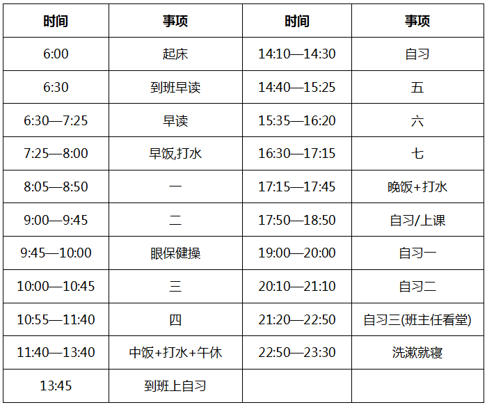 全国重点中学作息表曝光,哪个最"残酷"?_手机搜狐网