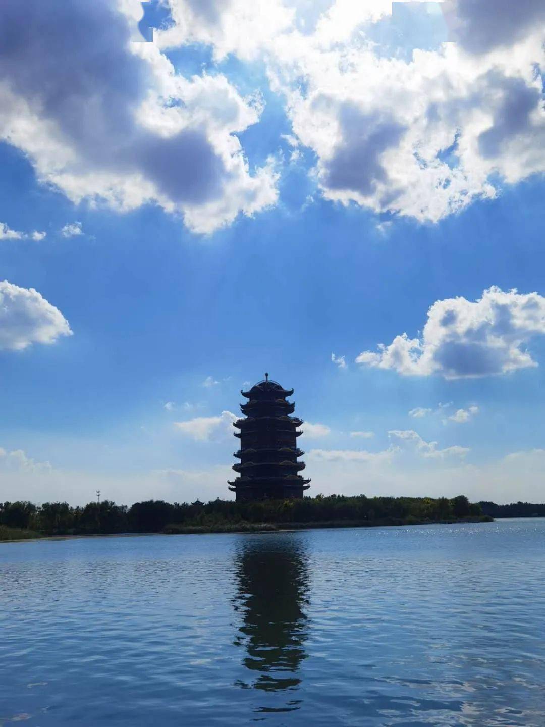 蓝天白云晴空万里突然想在滨州遇见你