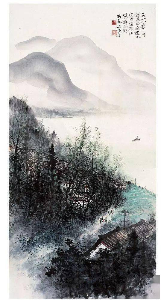 岭南巨匠黎雄才山水画欣赏