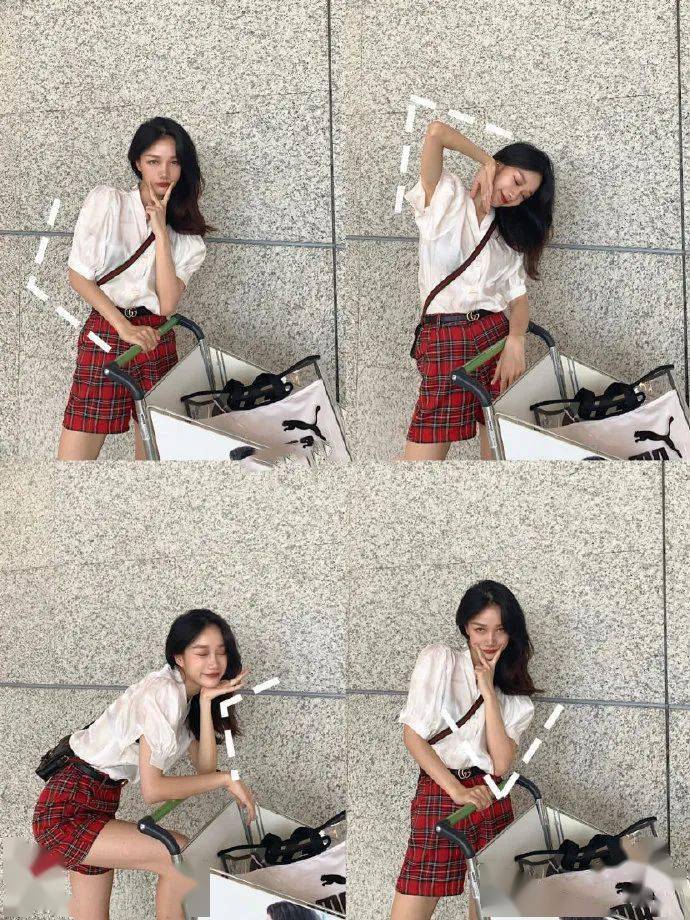 拍照姿势:机场候机拍照攻略