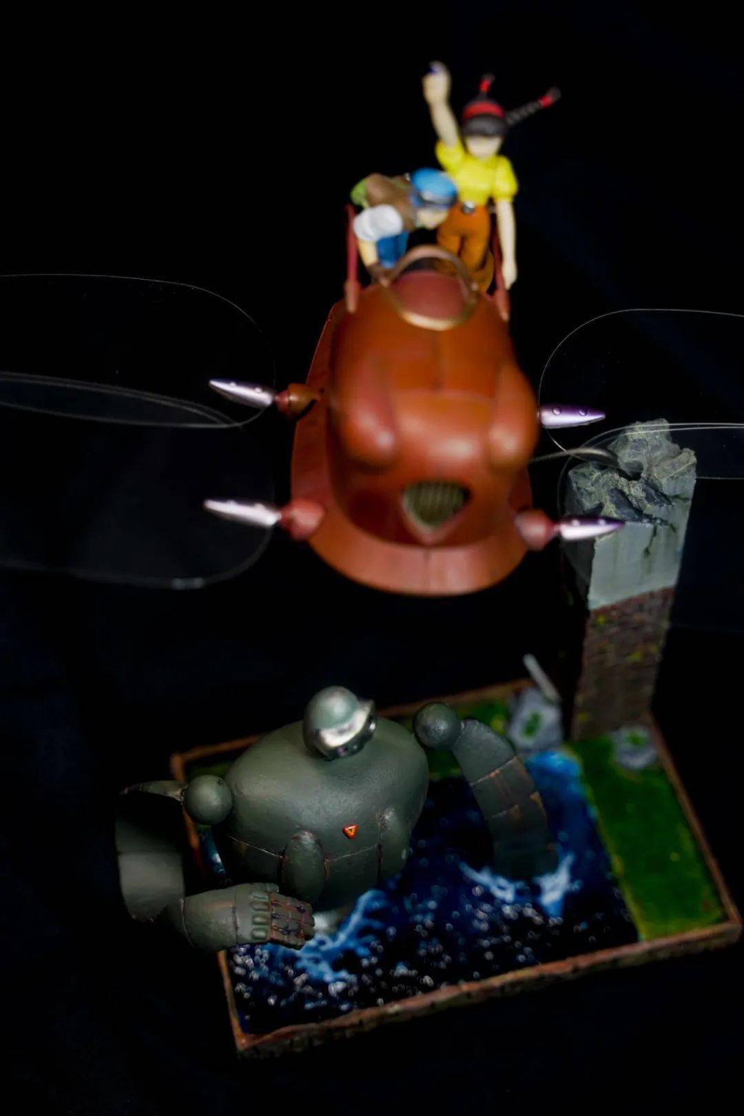 撸胶日志天空之城机器人飞艇场景完结