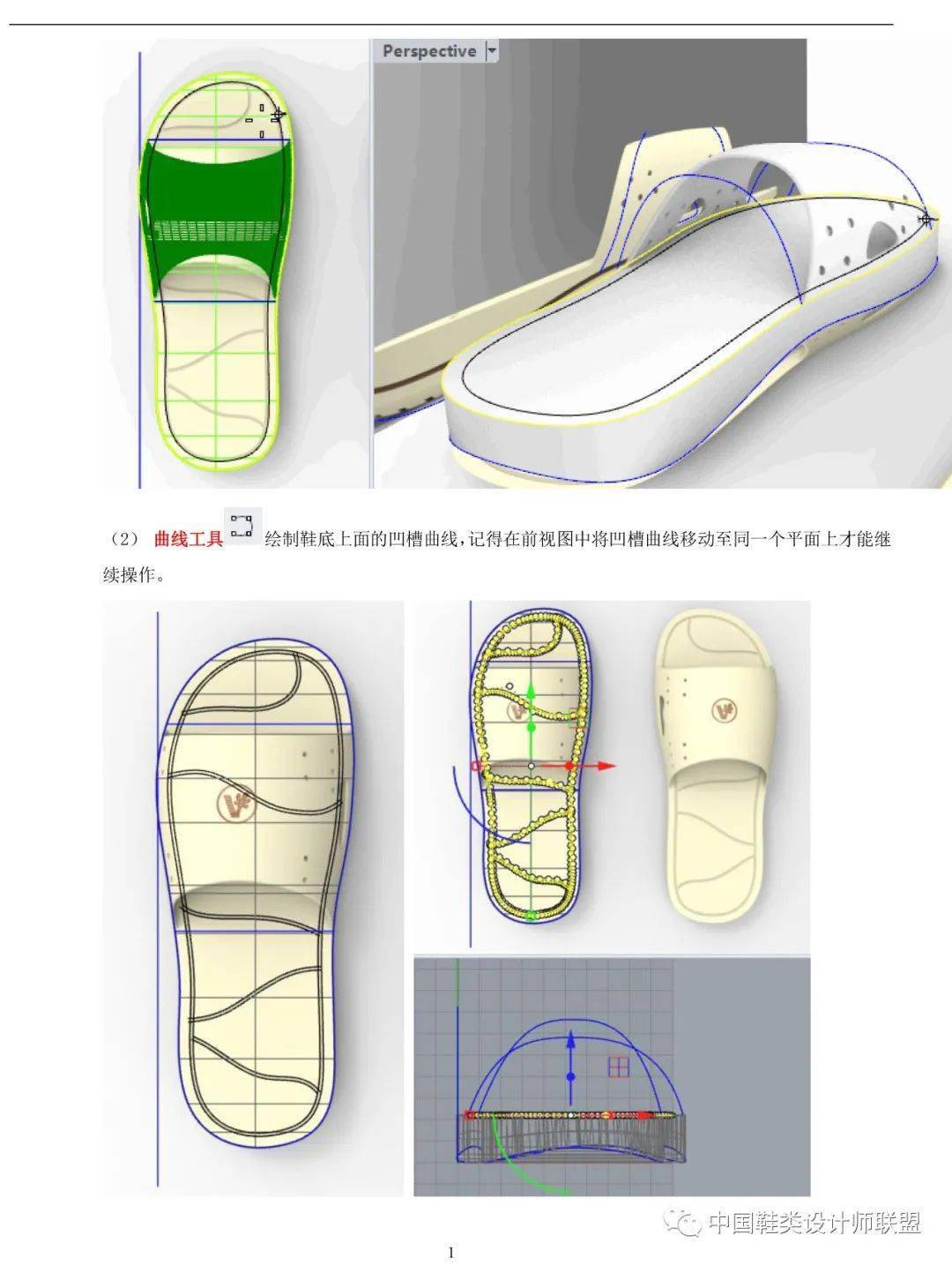拖鞋样板图的制作方法图片