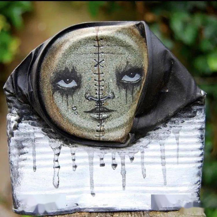 艺术家神来之作生动逼真的铁皮罐头肖像