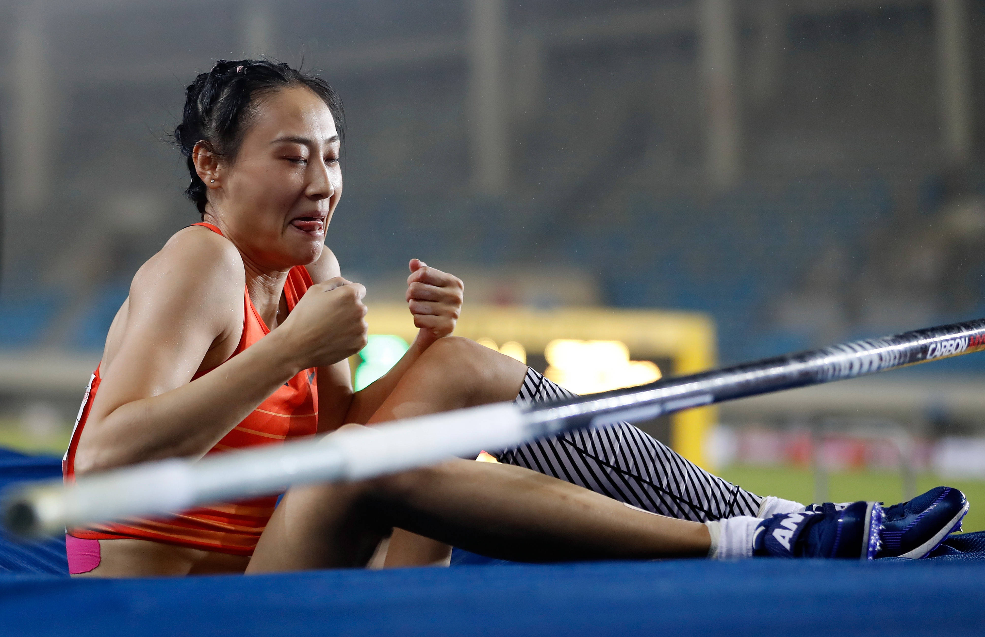 田径全国锦标赛女子撑杆跳高决赛赛况