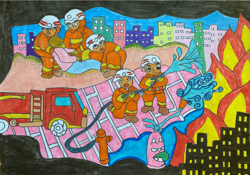 2020年度中山市消防绘画作品评选结果揭晓啦快看看有没有你
