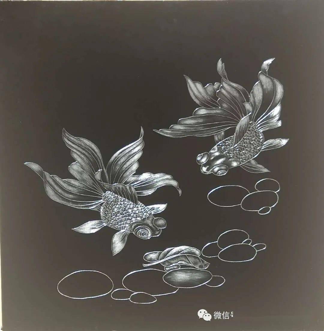 玉门黄闸湾锲金画民间艺人朱增平