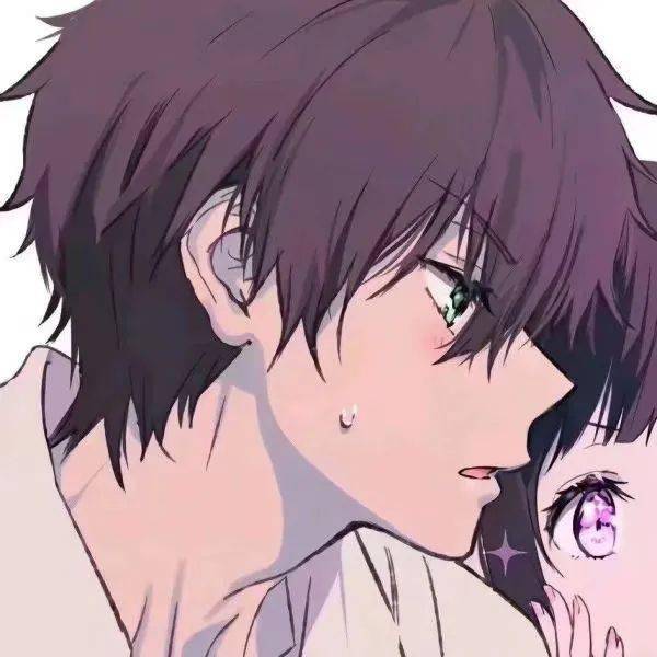 动漫情头是心心念念的超美蓝色系紫色系动漫情侣头像吖