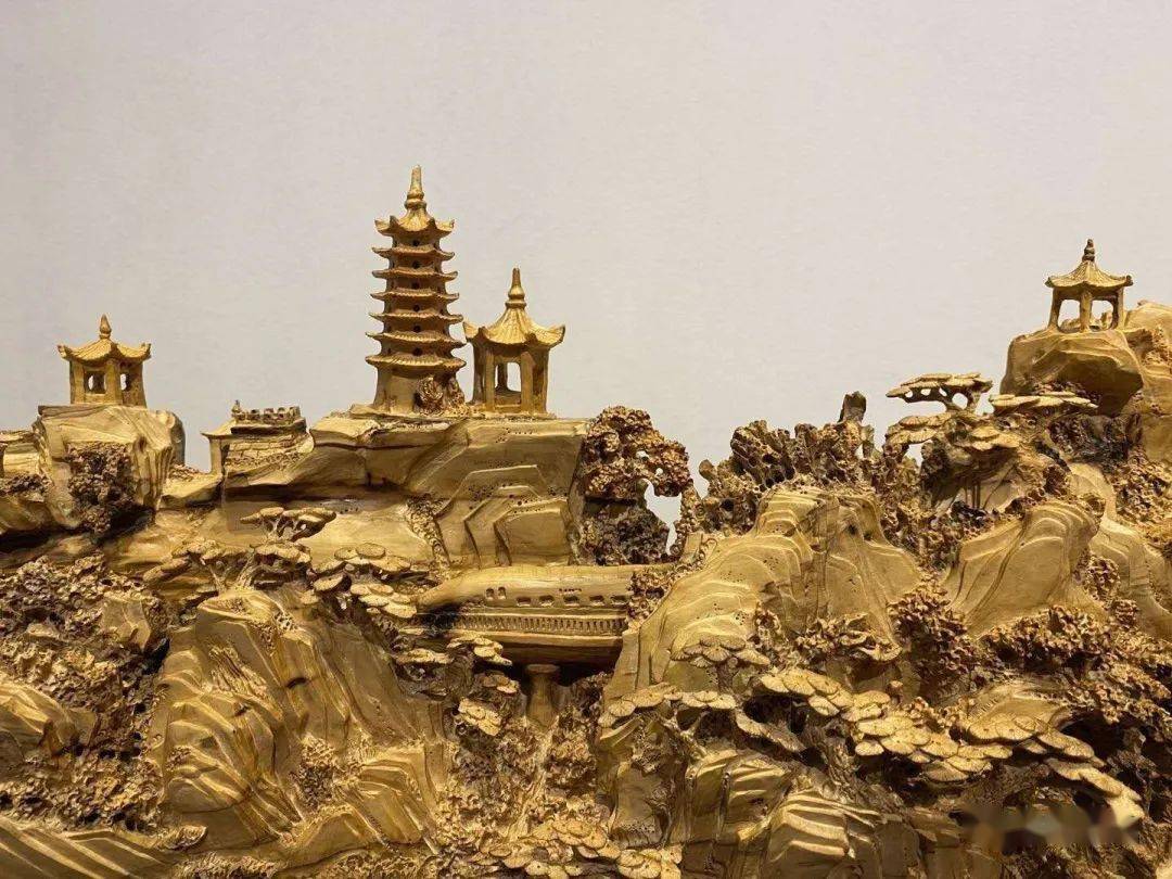 喜获金奖如皋木雕艺术作品浓缩万里锦绣河山