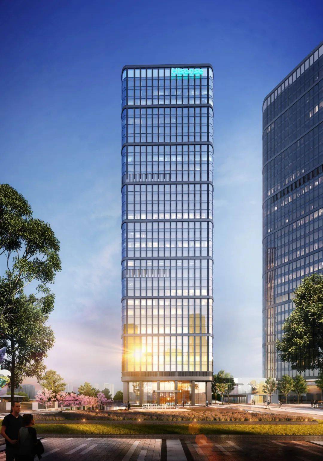 海信61国际中心效果示意图今天的青岛正迈入一个激动人心的金融时代