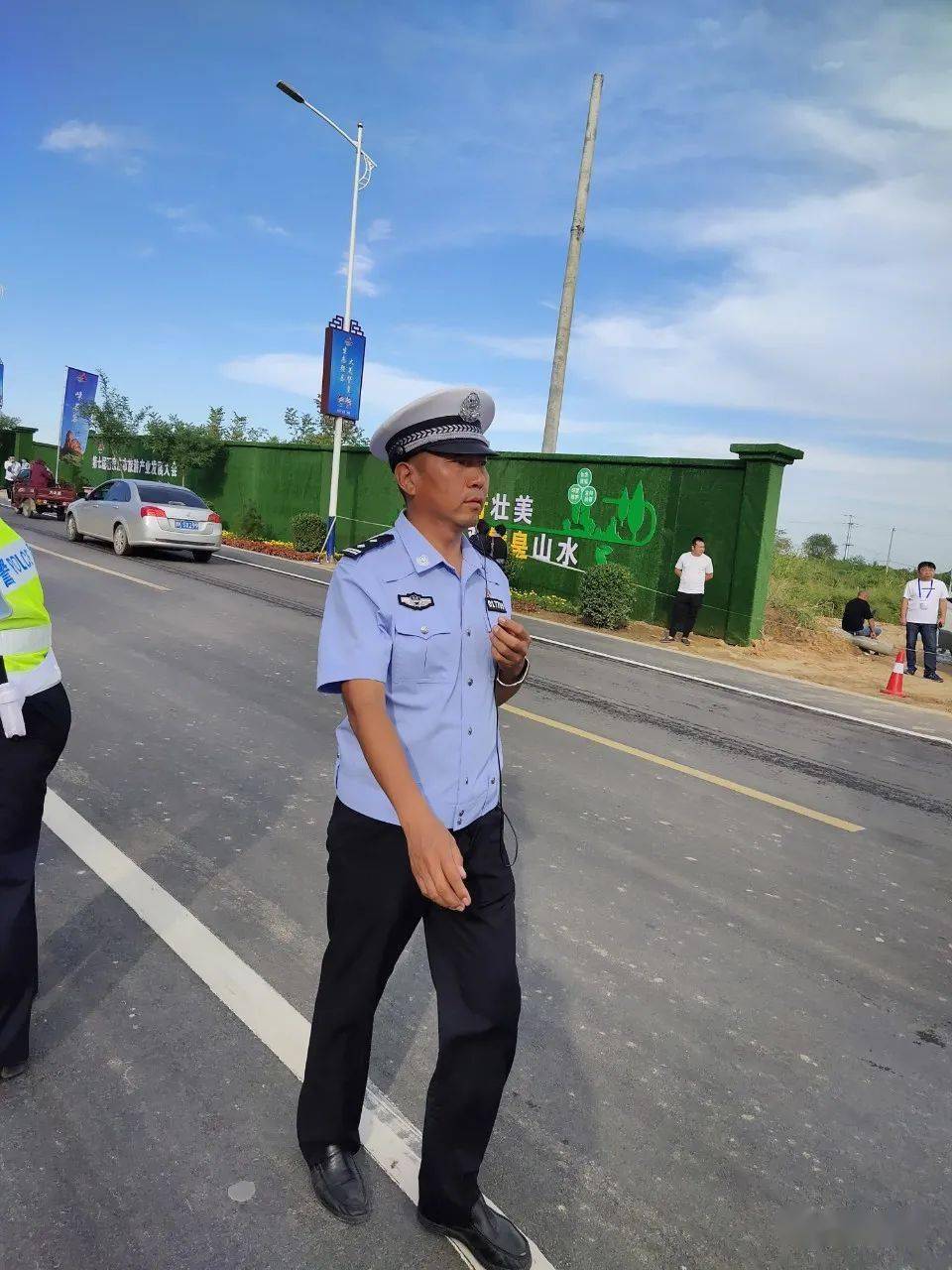 赞皇交警大队圆满完成旅发大会交通安保任务