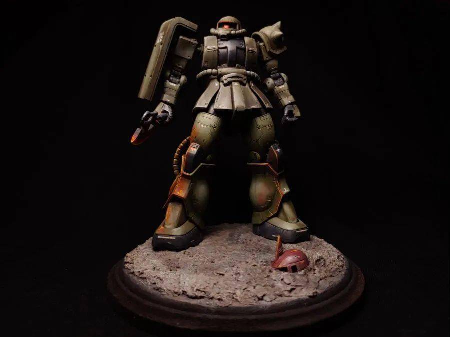 手持热能斧绿扎涂装小场景