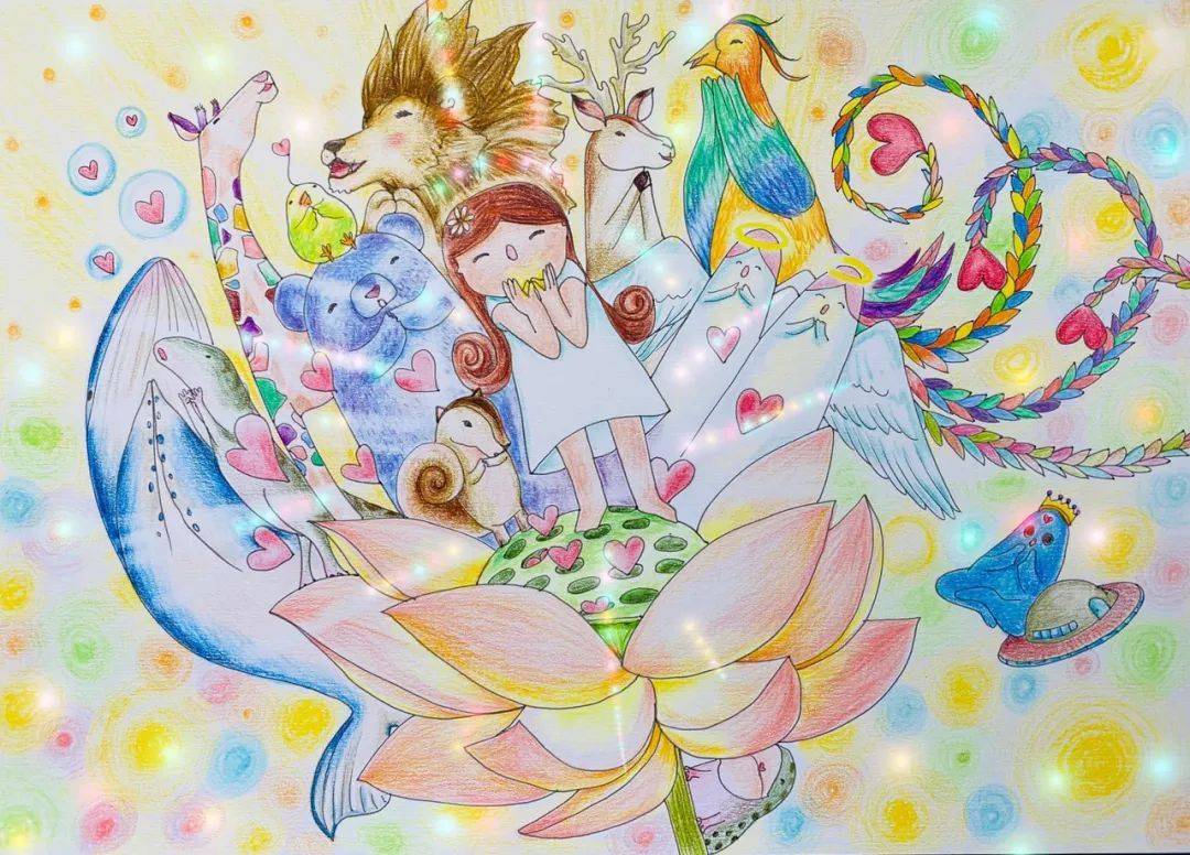 33幅纯真心灵画作每一幅都充满疗愈和喜乐一起来庆祝生命吧