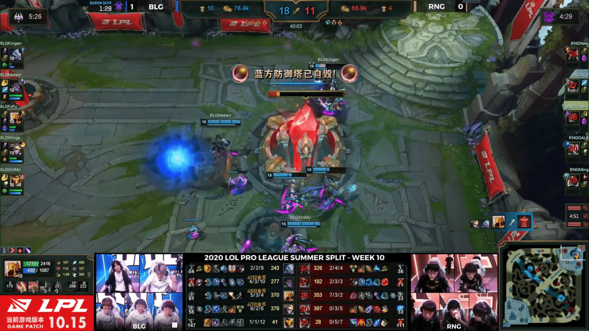 英雄联盟:rng失去季后赛资格,来年在战,剑指s11冠军!