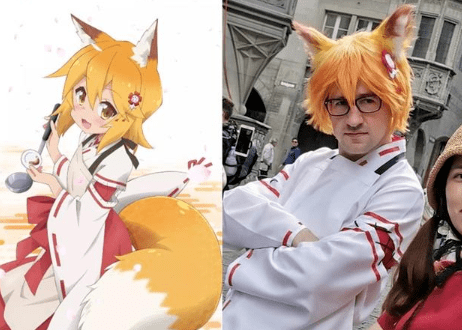 西川贵教cos舰娘碧蓝航线秒变猛男航线这辣眼cos你还见过多少