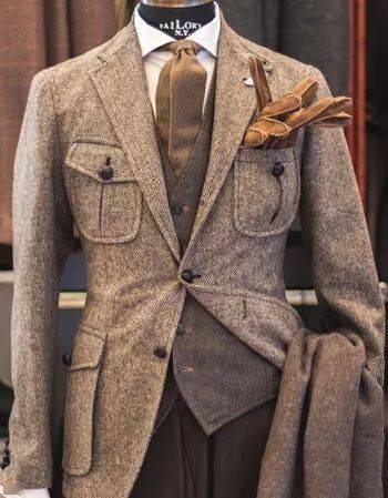 彰显男人本色—猎装 永不落幕的绅士经典_西装