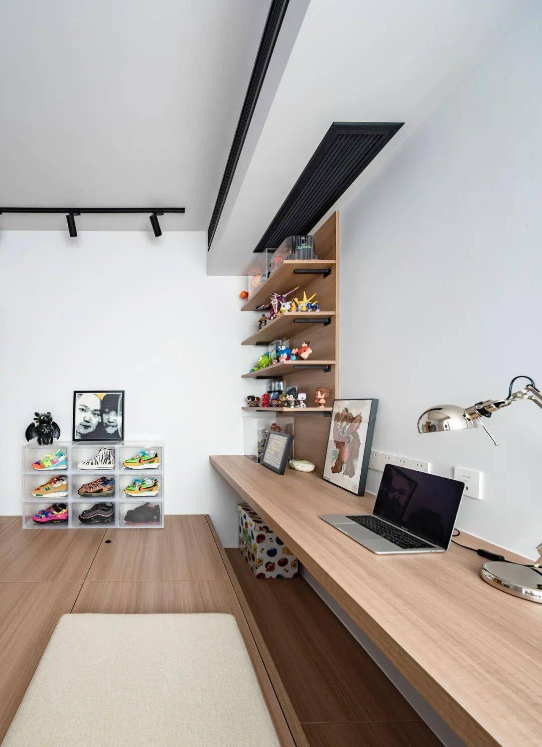 115㎡斜角奇葩房在客厅里造间大厨房掰直了所有的尴尬边角