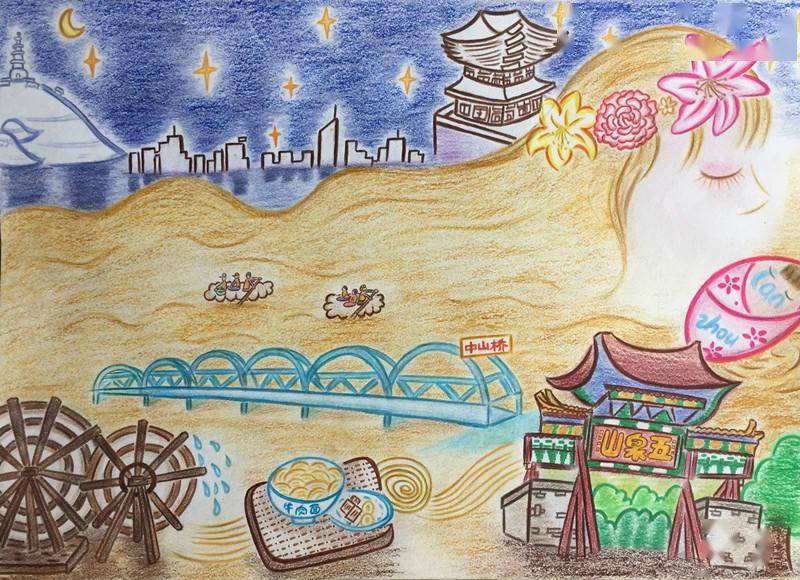 弘扬黄河文化绘画作品图片