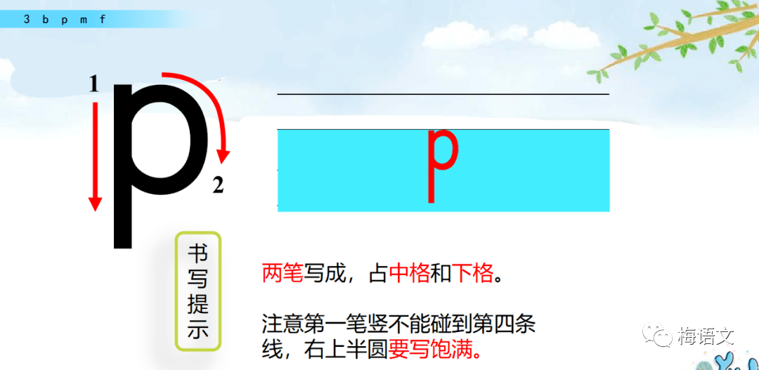 课文解读丨统编一年级语文上册汉语拼音3bpmf精讲
