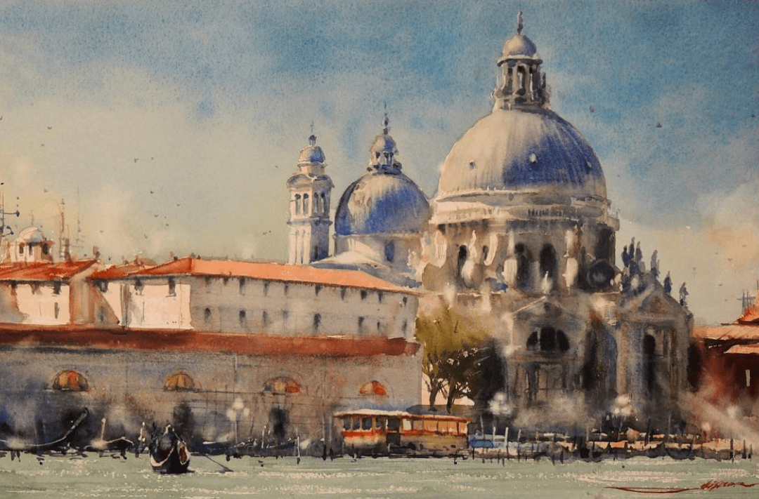 乌克兰画家——sergiy lysyy水彩作品欣赏(威尼斯风情)