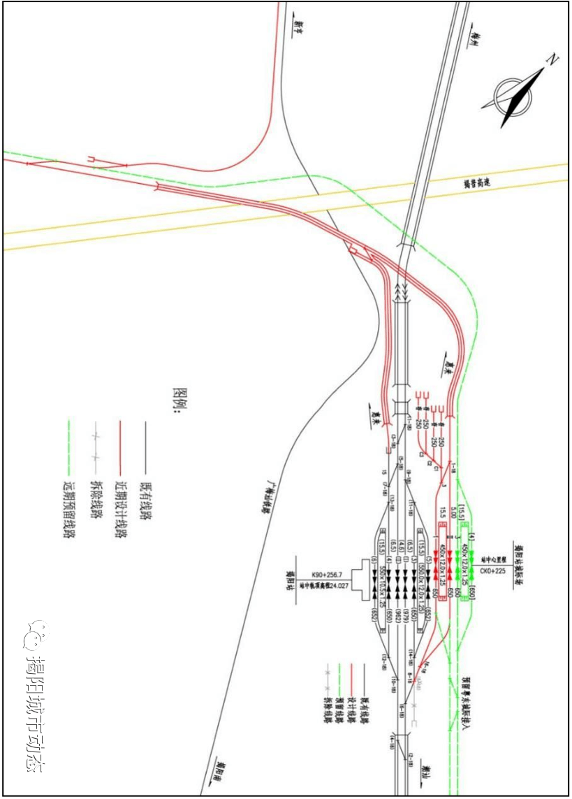 揭惠铁路揭东段图片