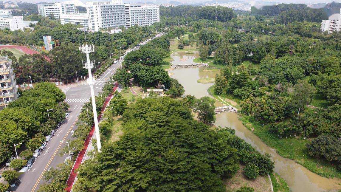 广州大学城25公里碧道建成,中心湖人才公园将开放_生态