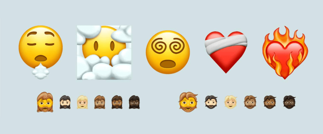 emoji又出新表情!“叹息”表情像极了设计师的日常..._肤色