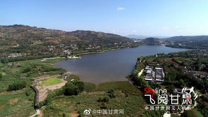 飞阅甘肃 | 西和晚霞湖:云淡天高秋水长