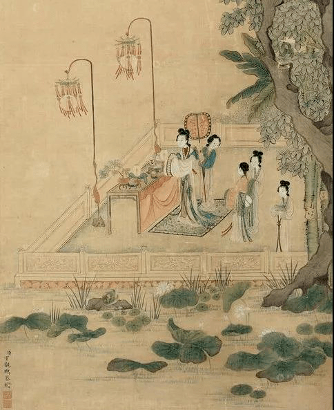 中秋之夜,家家户户迎寒祭月,设香案,供瓜果,与家人分食月饼,以求得