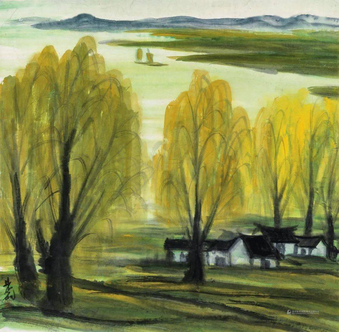 林风眠画秋太美了