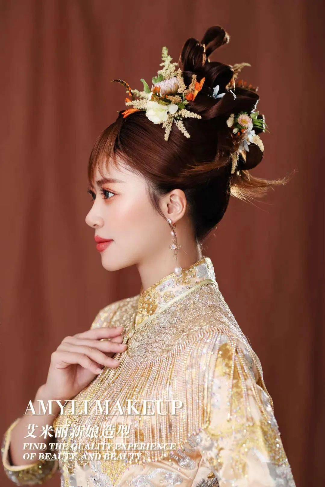 精致减龄中式新娘造型古韵不失灵动～